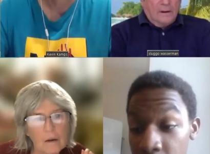 Kevin Kamps, Zurie Pope, Myla Reson, Harvey Wasserman