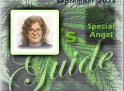 Logo with photo of Angelica