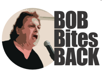 Bob's face and logo