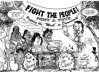 Comic about Columbus City Council denying people's vote