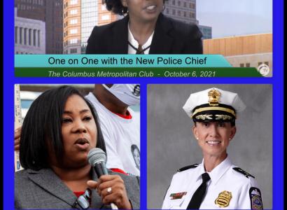 Collage of photos of three women