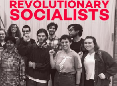 People posing with fists in air