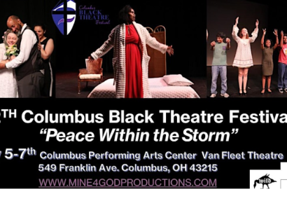 People acting on a stage with details