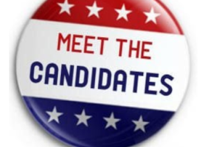 Meet the Candidates button