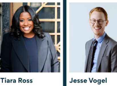 Tiara Ross and Jesse Vogel