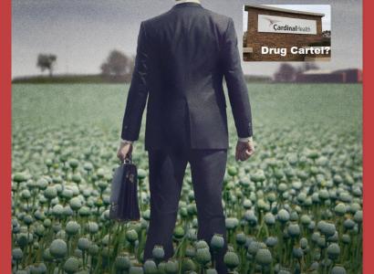 Back of man standing with a briefcase in hand