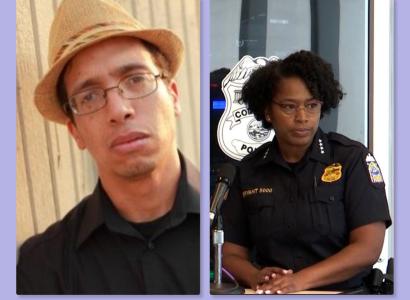 Dave Harewood and Chief Bryant