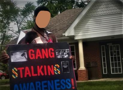 Gang stalking sign