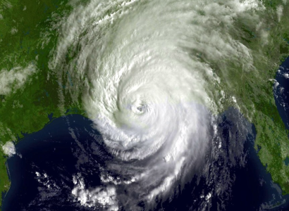 Hurricane from above