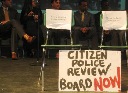 Conspicuously absent: mayoral candidates Andrew Ginther and Zach Scott