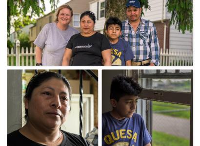 Photos of people in article