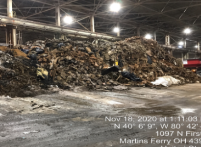 Pile of waste