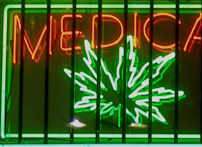 Medical marijuana sign