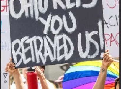 Ohio Reps You Betrayed Us sign