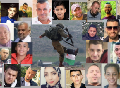 Photos of killed Palestinians