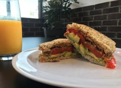 Two sandwiches on a plate