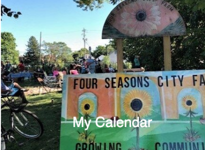 Sign in front of farm
