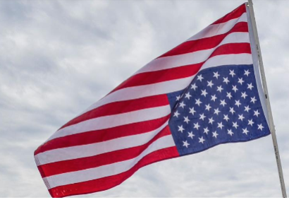 Upside down flag