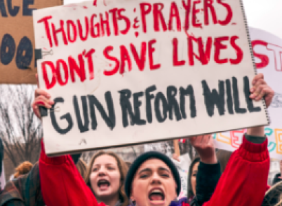 Gun violence protest