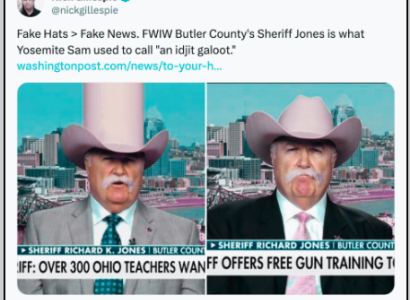 Sheriff in social media post