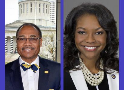 Black and black woman