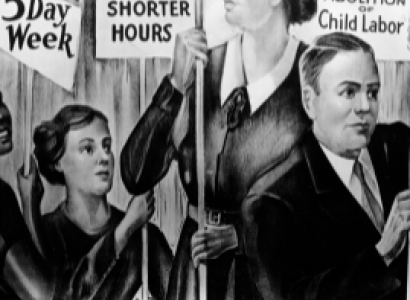 People holding signs