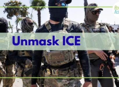 Masked ICE agents