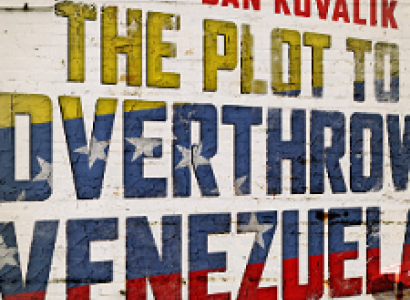 The words The Plot to Overthrow Venezuela