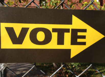 Vote sign