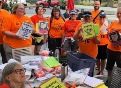 Voter registration event