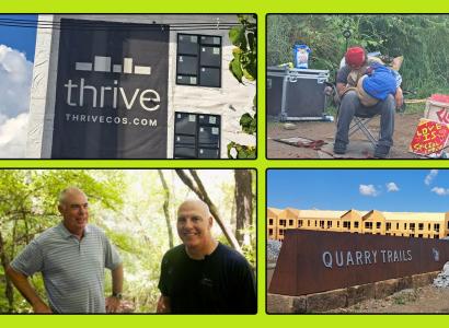 Scenes of Thrive businesses