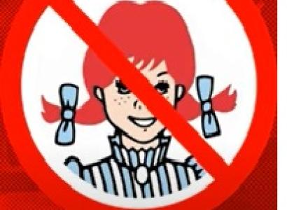 No sign on Wendys