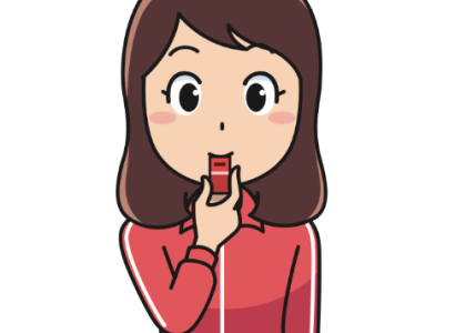 Woman blowing a whistle