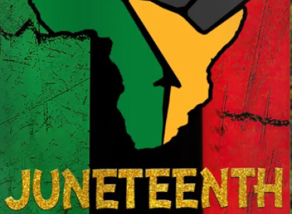 Africa map with Africa flag colors