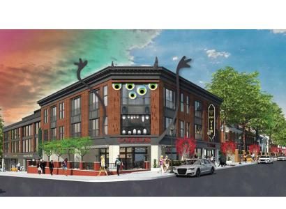 Building made to look like a monster