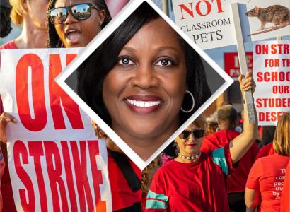People on strike