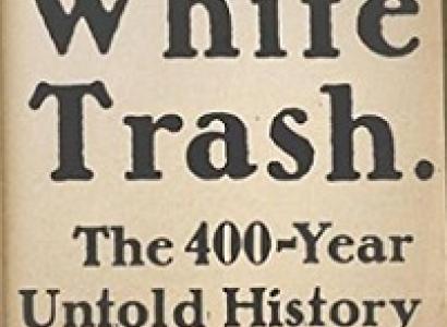 White book cover with black words White Trash the untold history of class