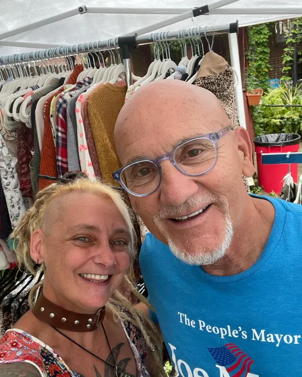 Joe Motil and young woman