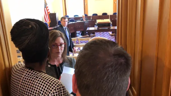 Rep Kennedy Kent Barred From Meeting By Democratic Minority Caucus Legal Counsel Sarah Cherry