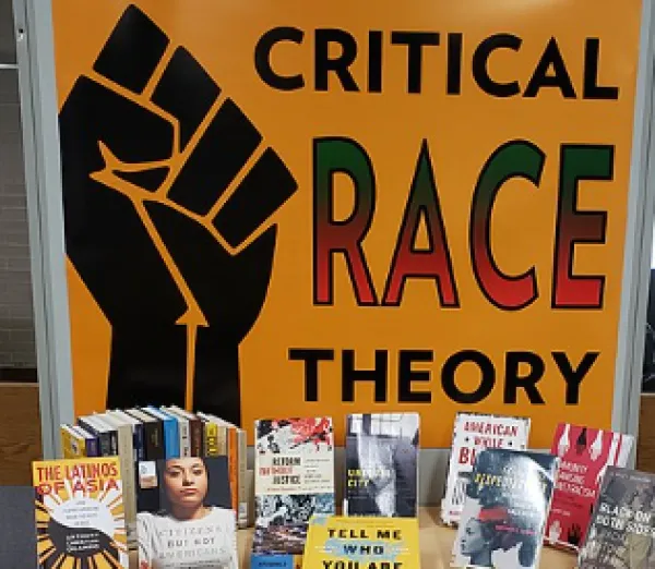 Critical race theory book display