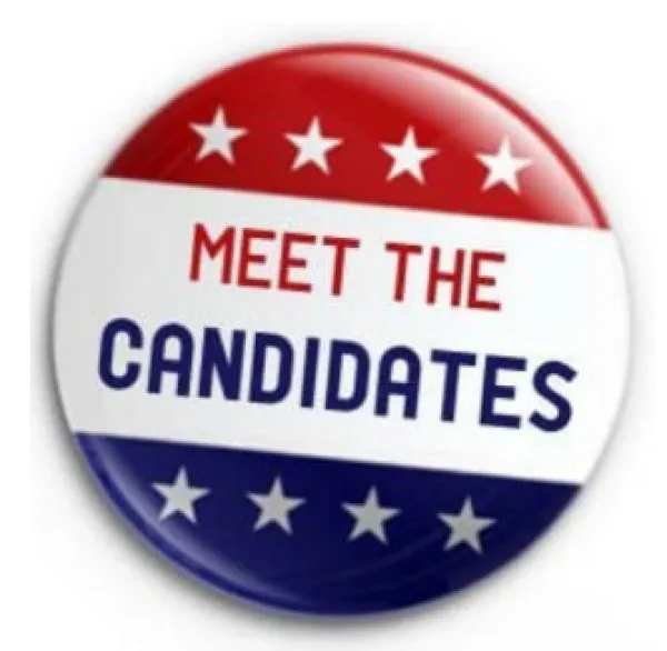Meet the Candidates button