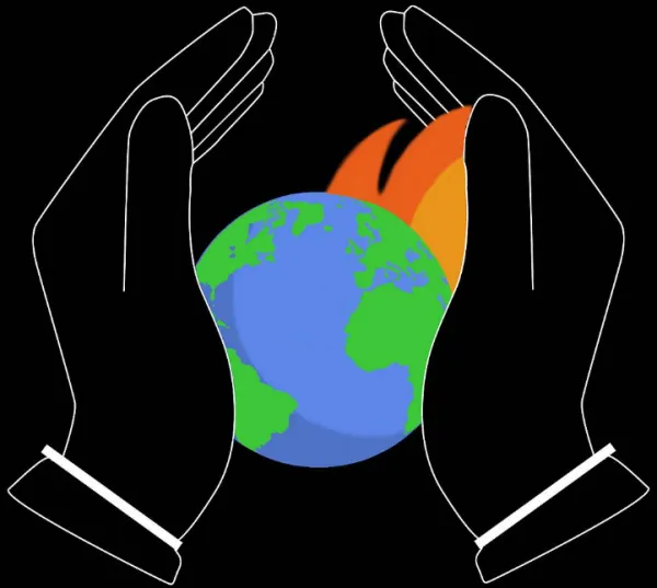 Earth on fire