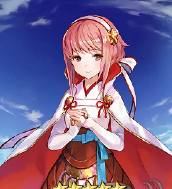 Cartoon girl character in a cape