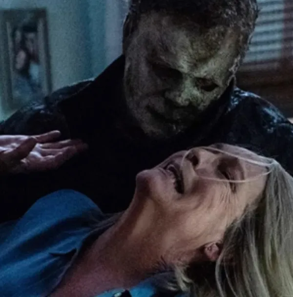 Monster attacking woman