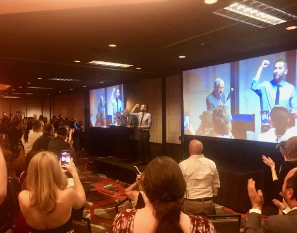 People at a conference