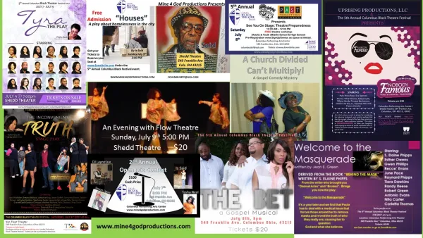 Collage of images from films in the Fest 