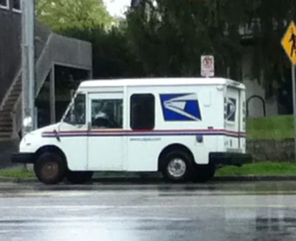 Mail truck