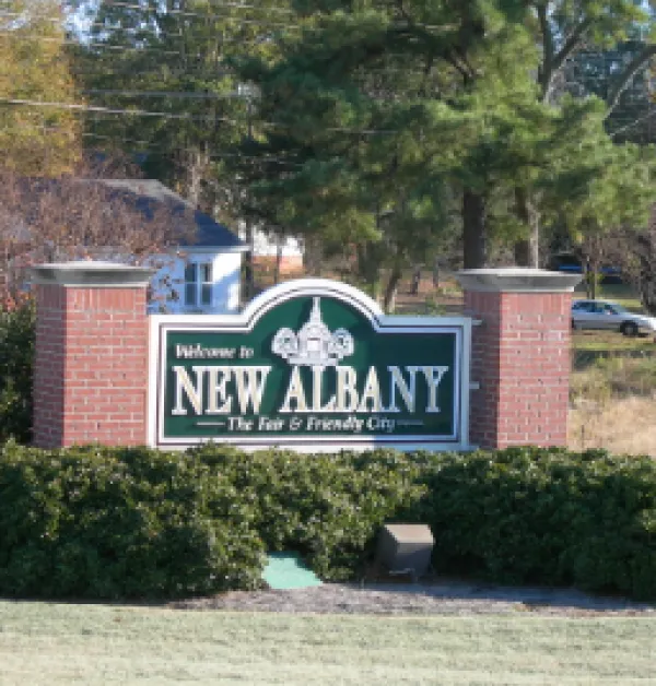 New Albany sign