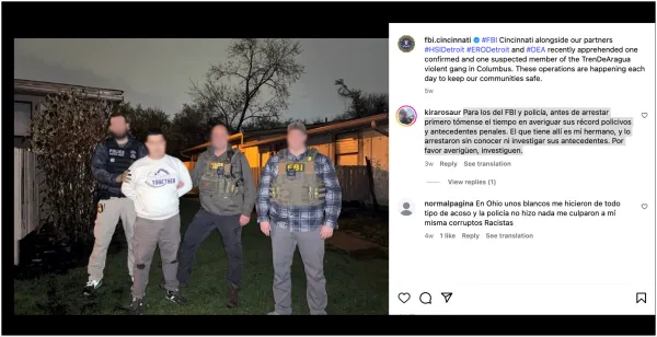 Federal agents and immigrant