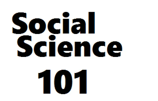 The words Social Science 101